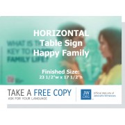 HPT-32 - "What Is The Key To Happy Family Life?" - Table